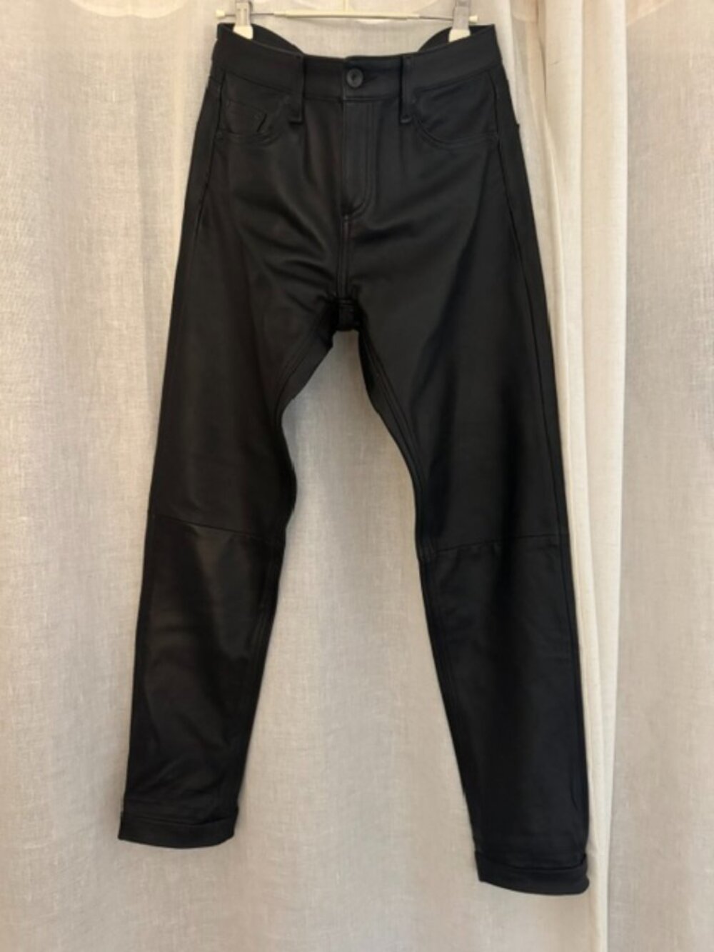 Rag & Bone Black Leather Pants